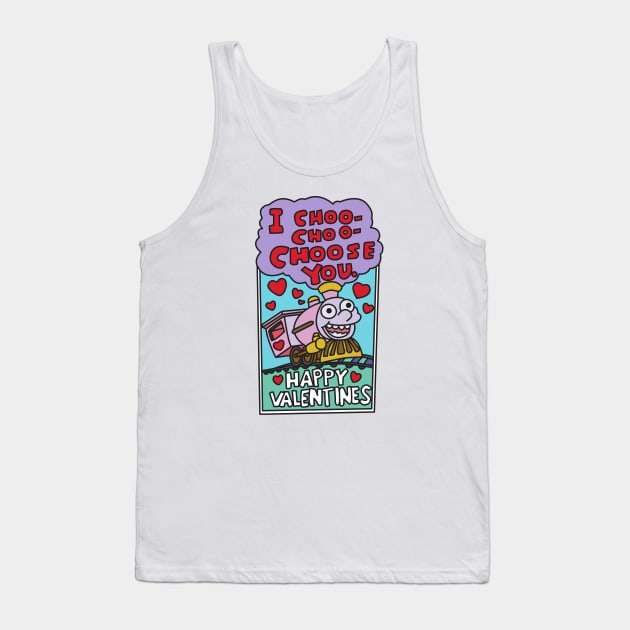 i love you - choo choo choose you Tank Top by aye_artdg